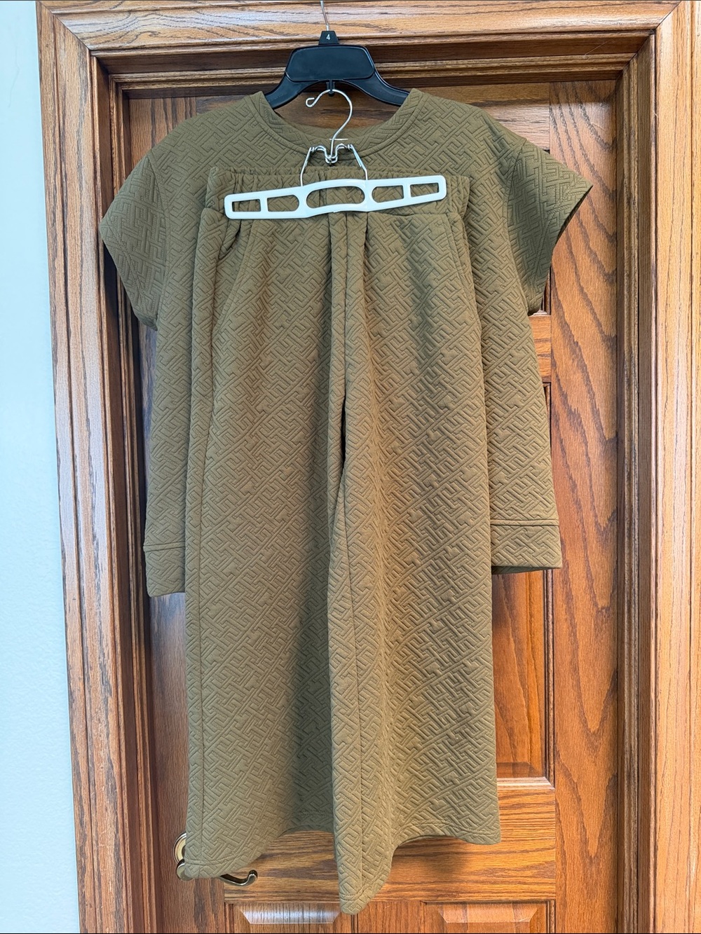 See and be Seen Olive Textured Knit Set